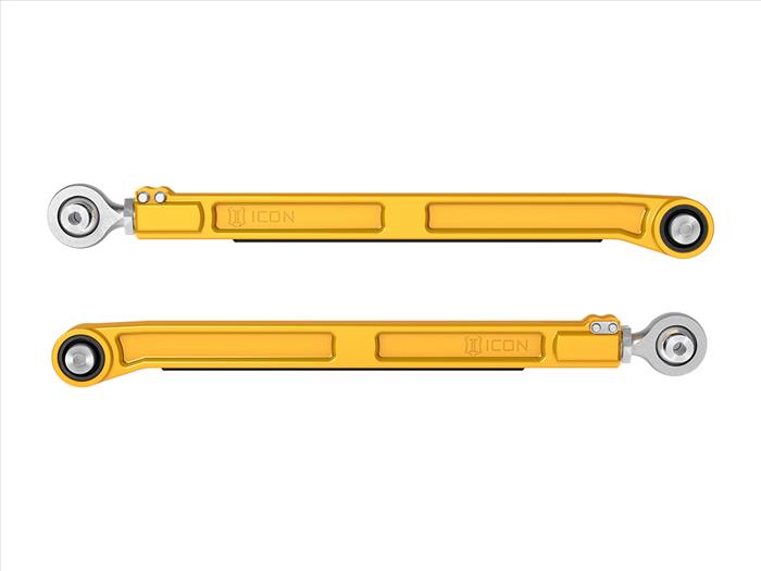 Icon | Rear Tubular Lower Trailing Arm Kit | Gold Anodizing