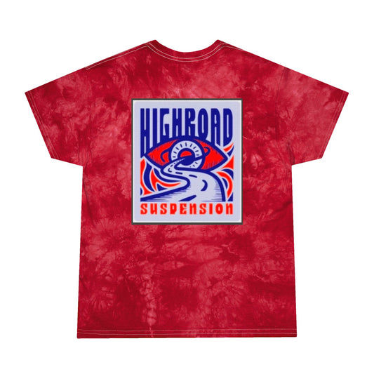 High Road Suspension Red Tie-Dye Logo Tee