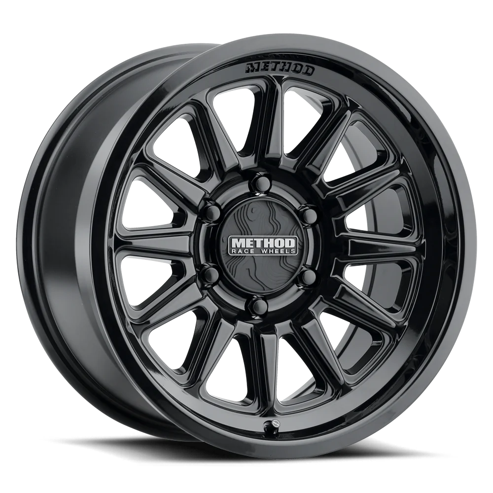 Method Wheels | 323 | Gloss Black | 17x8.5 | 6x5.5 | 0 Offset | 4.72" BS