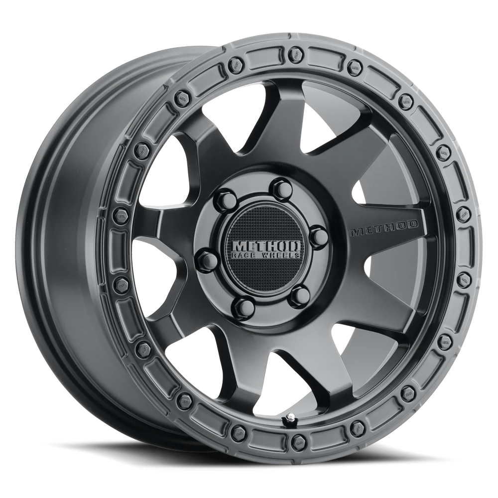 Method Wheels | 317 | Matte Black | 17x9 | 6x5.5 | -12 Offset | 4.55" BS