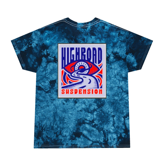 High Road Suspension Blue Tie-Dye Logo Tee