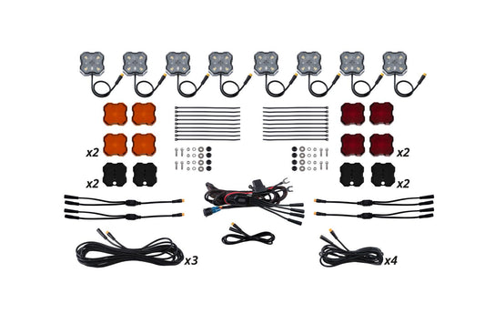 Diode Dynamics Stage Series Single-Color LED Rock Light Kit