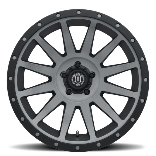 ICON ALLOYS | COMPRESSION | TITANIUM | 20x10 | 6x5.5 | -19 Offset | 4.75" BS