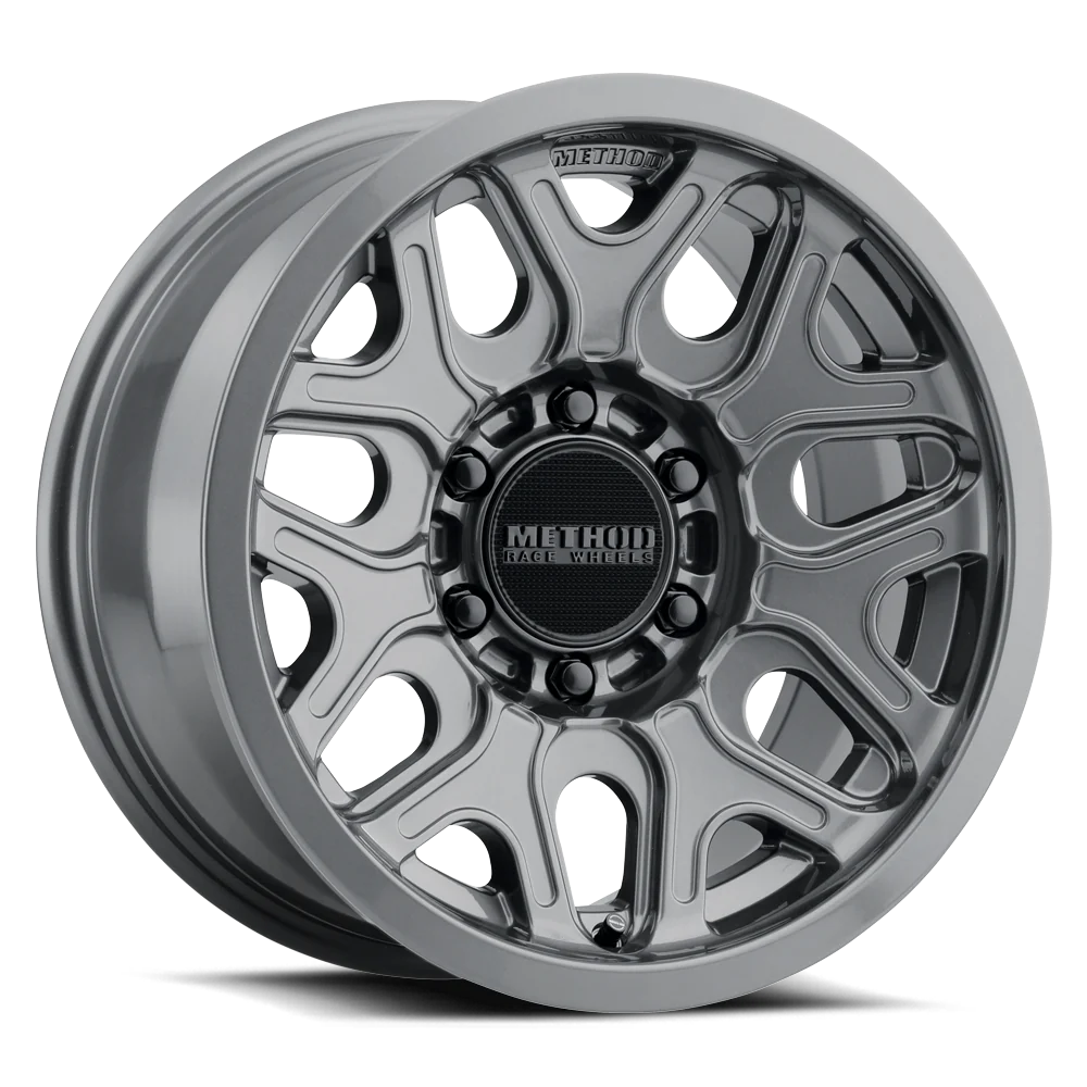 Method Wheels | 322 | Gloss Titanium | 20x10 | 6x5.5 | -18 Offset | 4.76" BS