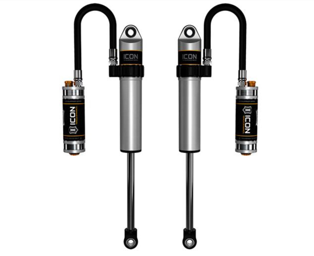 Icon | 2.5" Body | VS Remote Reservoir W/Dampening Knobs | S2 Secondary Shocks | 2003-2009 Lexus GX470, 2003-2023 Toyota 4-Runner, 2005-2023 Toyota Tacoma, or 2007-2024 Toyota FJ Cruiser | 59706CP