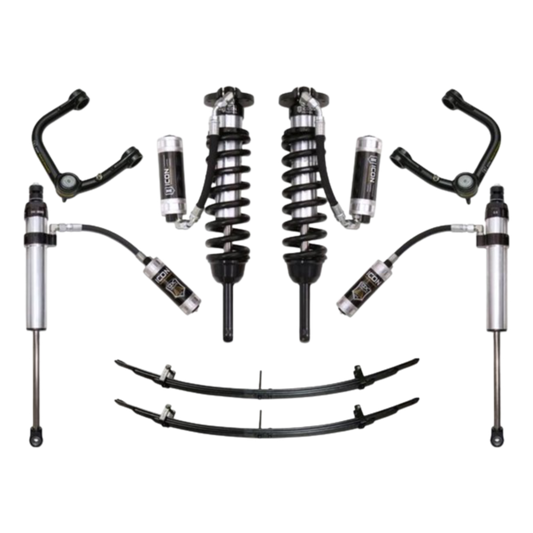 Icon | Stage 6 Suspension System | W/Tubular Upper Control Arms | 0-3.5" Lift - (2005-2015) Toyota Tacoma | 0-2.75" Lift - (2016-2023) Toyota Tacoma | K53006T
