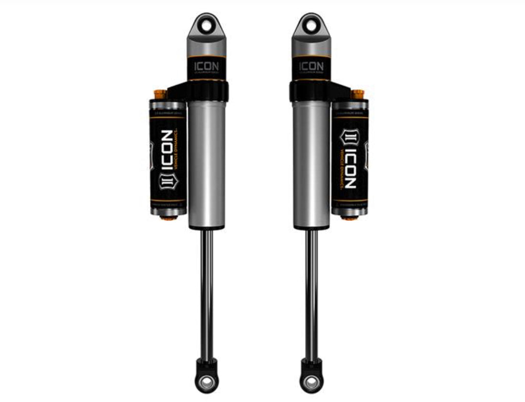 Icon | 0-1.5” | Rear Lift Height | External Reservoir | Stage 3 Rear Shock Absorbers | W/Dampening Adjustment Knobs | Nissan Titan