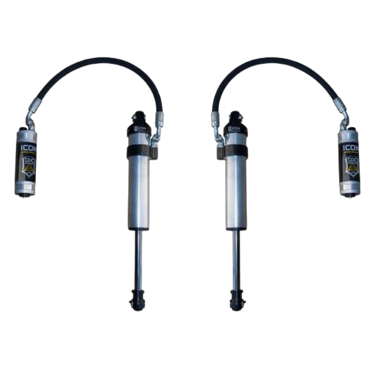 Icon | 2.5" Body | Front VS Remote Reservoir | Secondary Shocks | 2003-2023 Toyota 4-Runner, 2005-2023 Toyota Tacoma, or 2007-2024 Toyota FJ Cruiser | 59702CP-CB