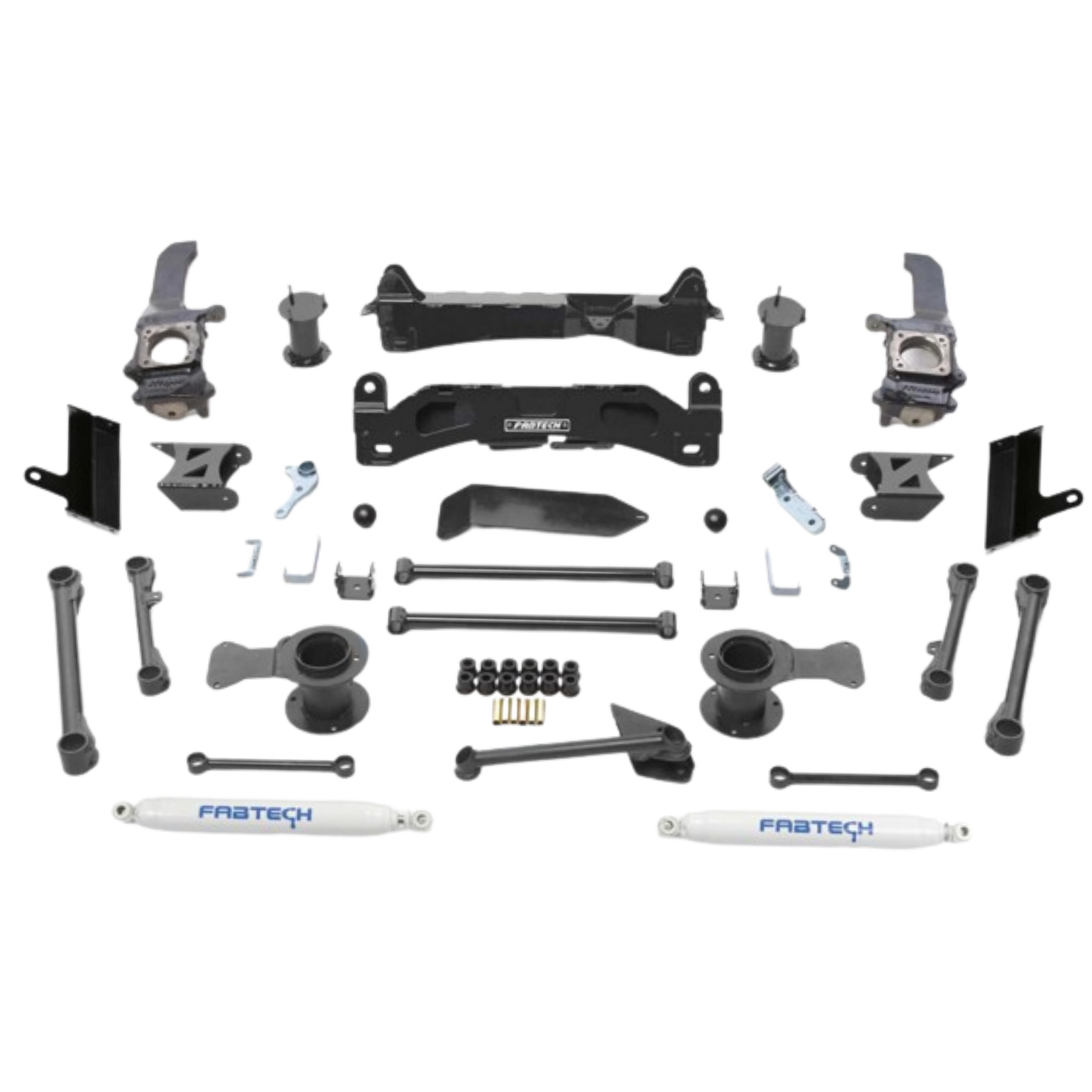 Fabtech | 6" Bracket Lift Kit | W/Basic Rear Shocks | 2010-2014 Toyota FJ Cruiser | K7024