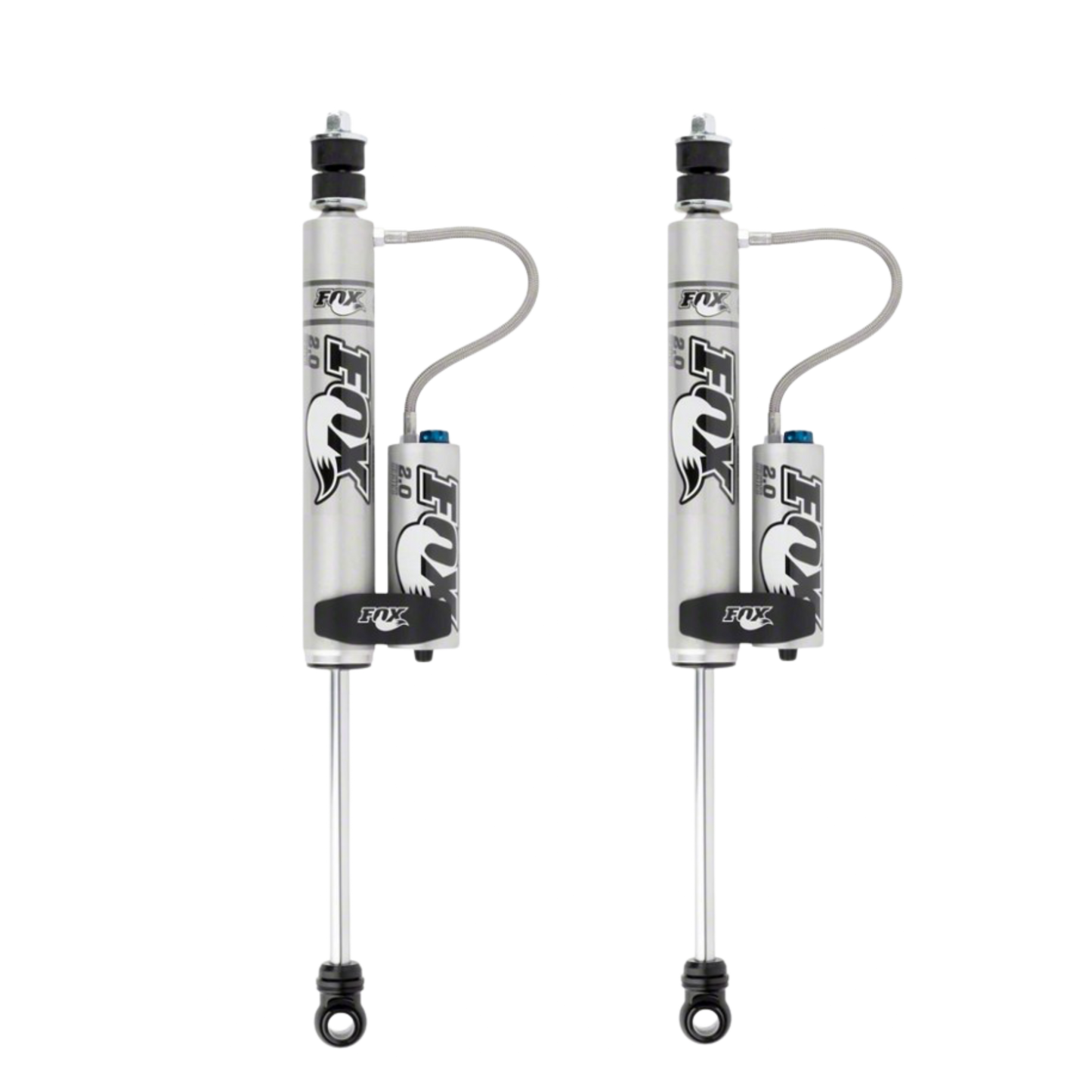 FOX | 2" Body External Reservoir Rear Shocks | For 0-1.5" Rear Lift | W/Dampening Adjustment Knobs | Toyota 4Runner or FJ Cruiser | 985-26-117
