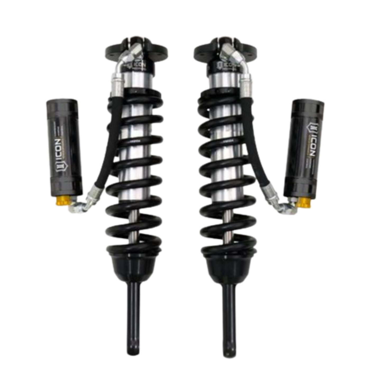 Icon | 2.5" Body | VS Extended Travel | Remote Reservoir Coilovers | W/Dampening Knobs | Equipped W/700lb Springs | Toyota Tacoma (2005-2023) | 58735C-700