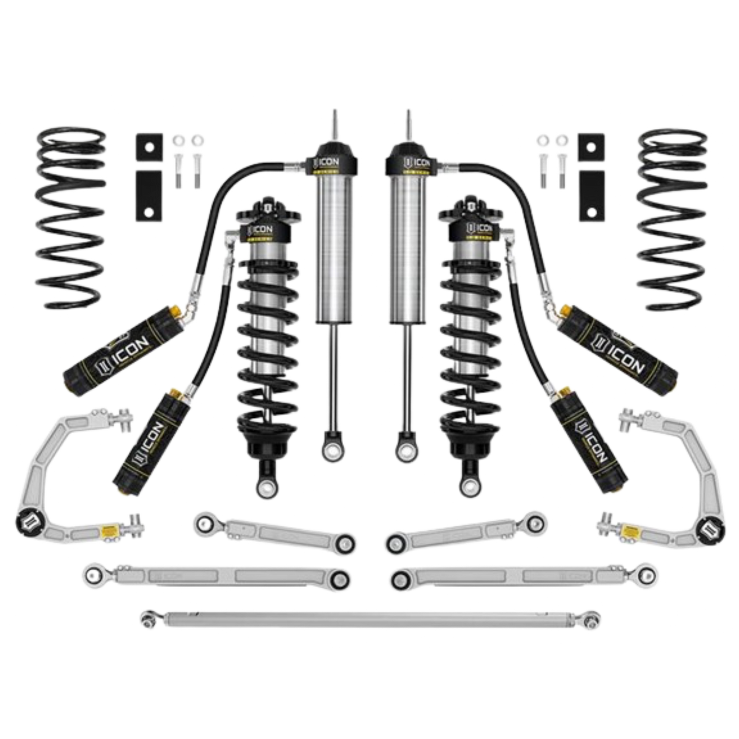 Icon | Stage 2 Suspension System | W/Billet Upper Control Arms | 3-4.25" Lift