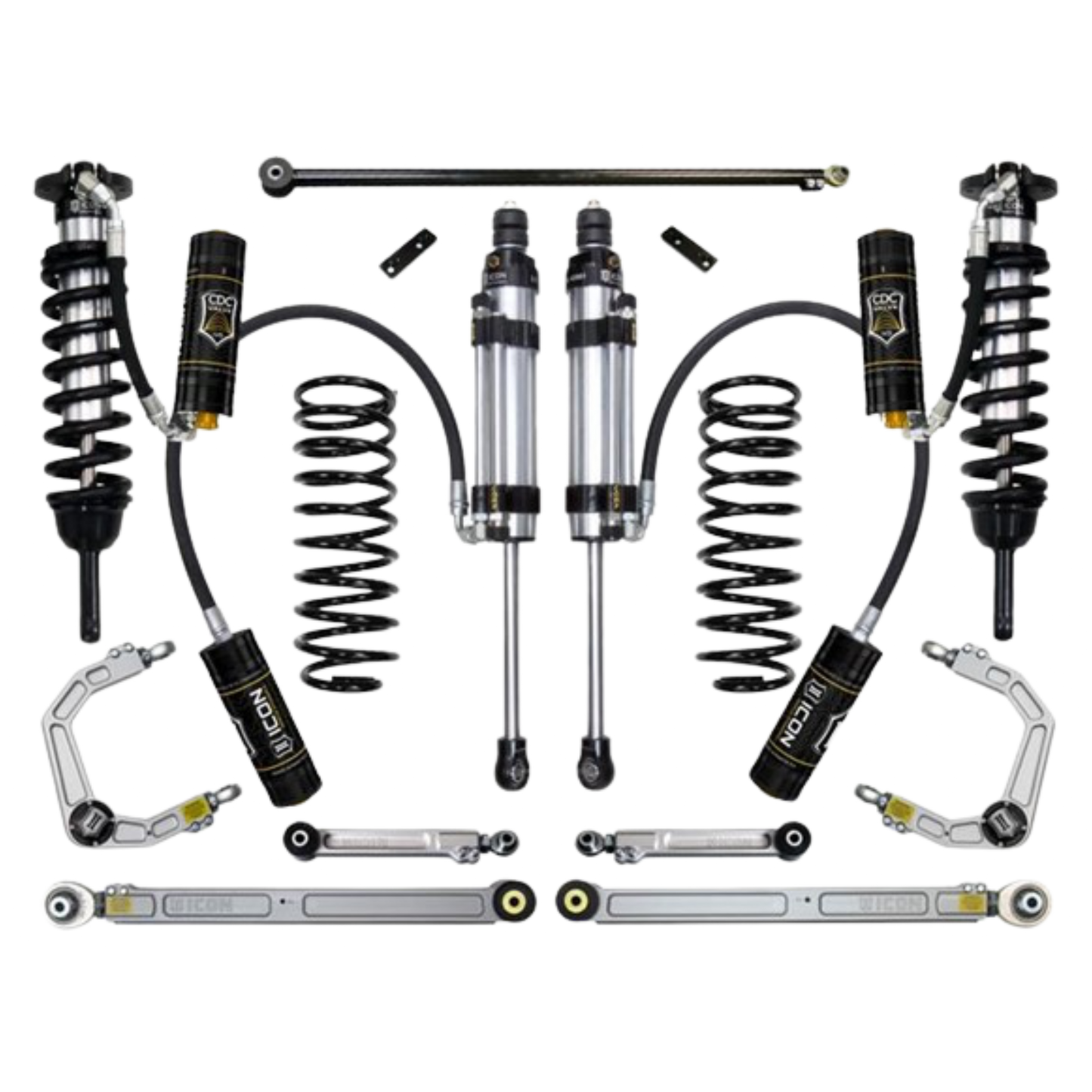 Icon | Stage 8 | 0-3.5" Lift Kit | W/Billet UCA | (2010-23) Toyota 4Runner, (2010-14) Toyota FJ Cruiser | K53068