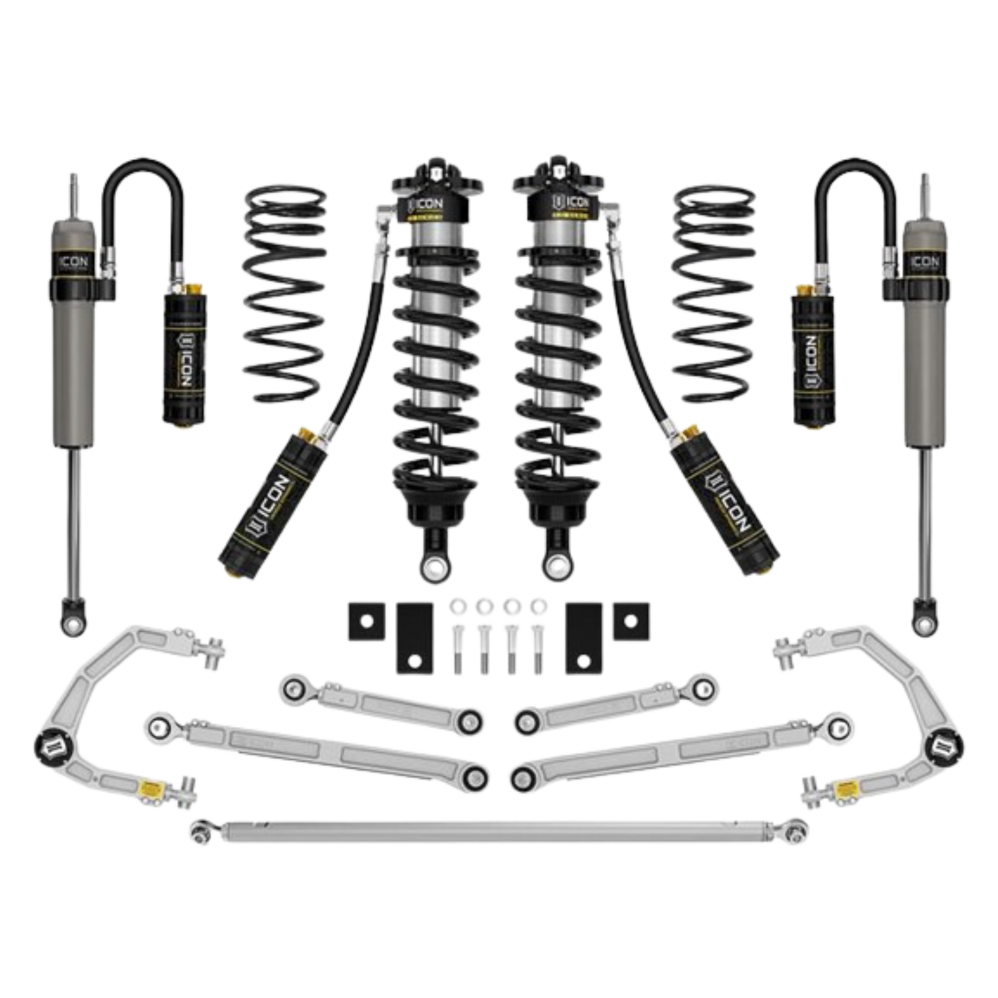 Icon | Stage 1 Suspension System | W/Billet Upper Control Arms | 3-4.25" Lift