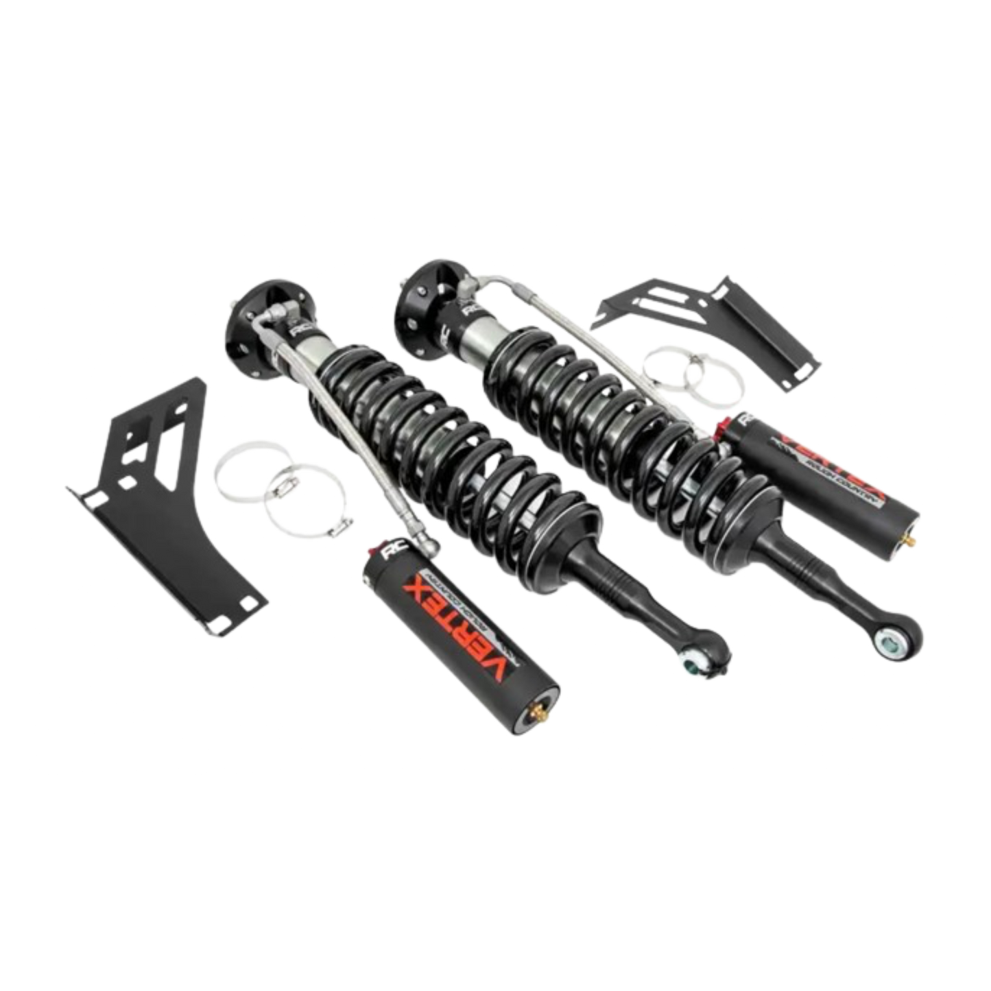 Rough Country Vertex External Reservoir Coilovers W/Dampening Adjustment Knobs, Toyota 4Runner or Lexus GX460