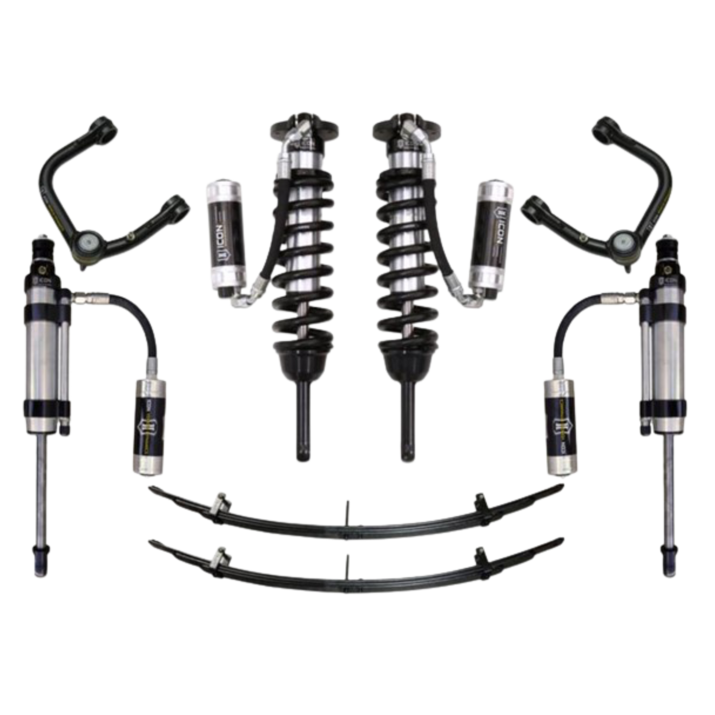 Icon | Stage 7 Suspension System | W/Tubular Upper Control Arms | 0-3.5" Lift - (2005-2015) Toyota Tacoma | 0-2.75" Lift - (2016-2023) Toyota Tacoma | K53007T