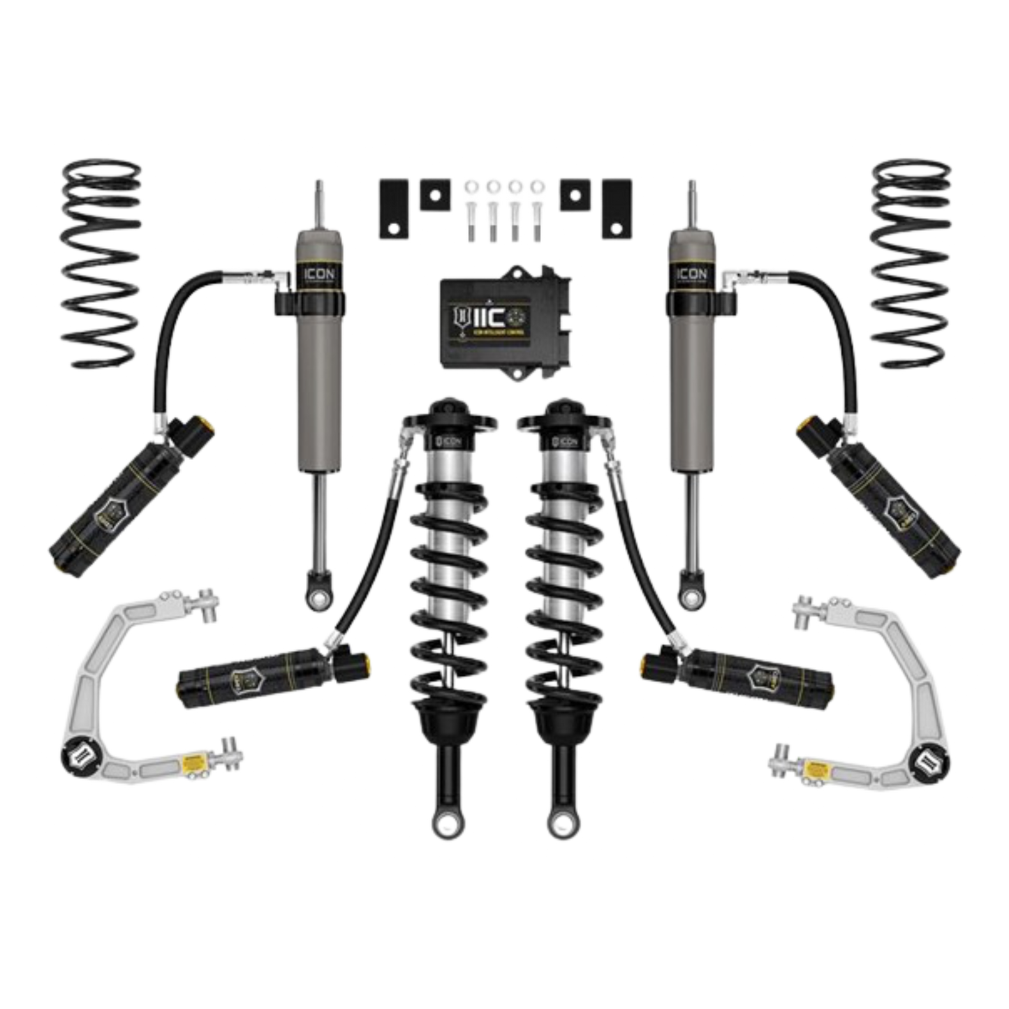 Icon | Stage 11 Suspension System | W/Billet Upper Control Arms | 3-4.5" Lift