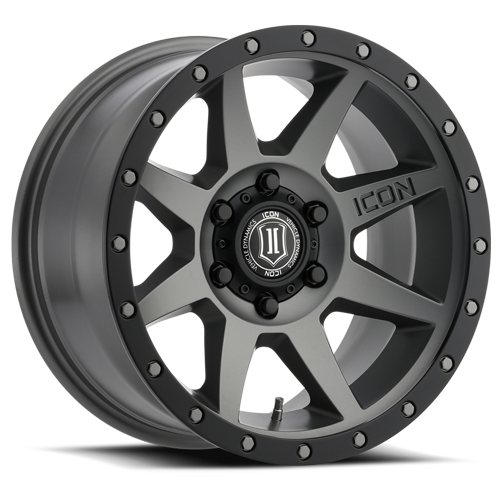 ICON ALLOYS | REBOUND | TITANIUM | 20x9 | 6x5.5 | 0 Offset | 5" BS