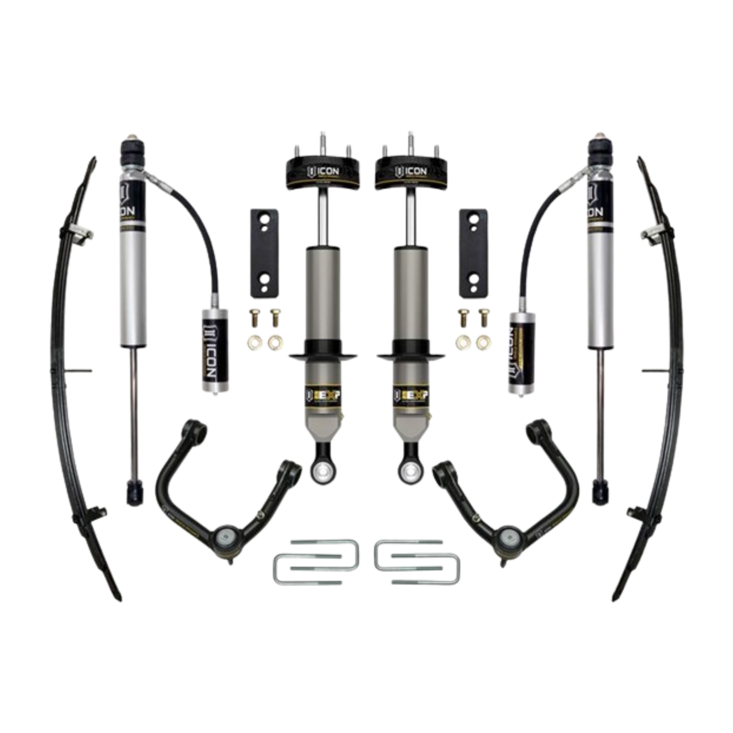 Icon | 0-2" Lift | Stage 3 EXP Suspension System | W/Tubular Upper Control Arms | Toyota Tacoma (2005-2023) | K53222T
