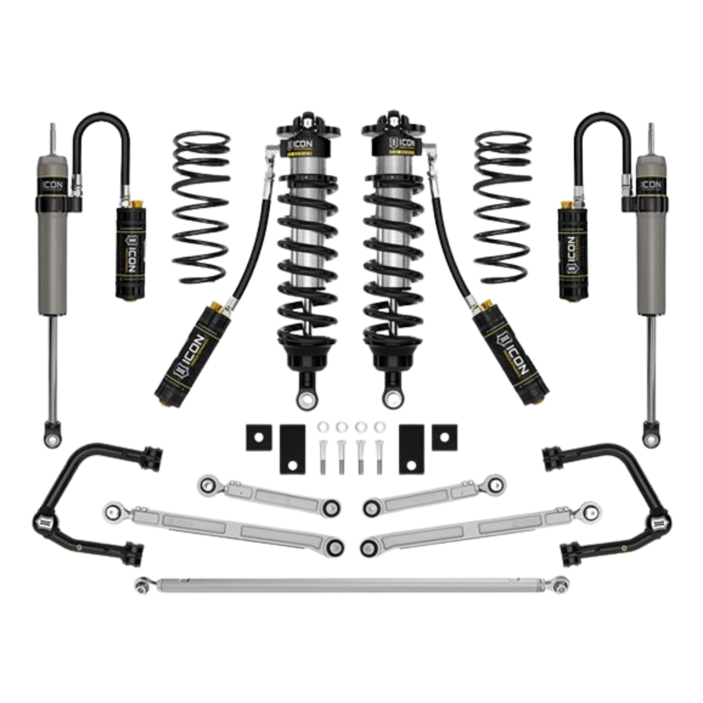 Icon | Stage 1 Suspension System | W/Tubular Upper Control Arms | 3-4.25" Lift