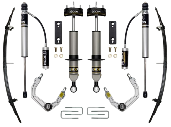 Icon | 0-2" Lift | Stage 3 EXP Suspension System | W/Billet Upper Control Arms | Toyota Tacoma (2005-2023) | K53222