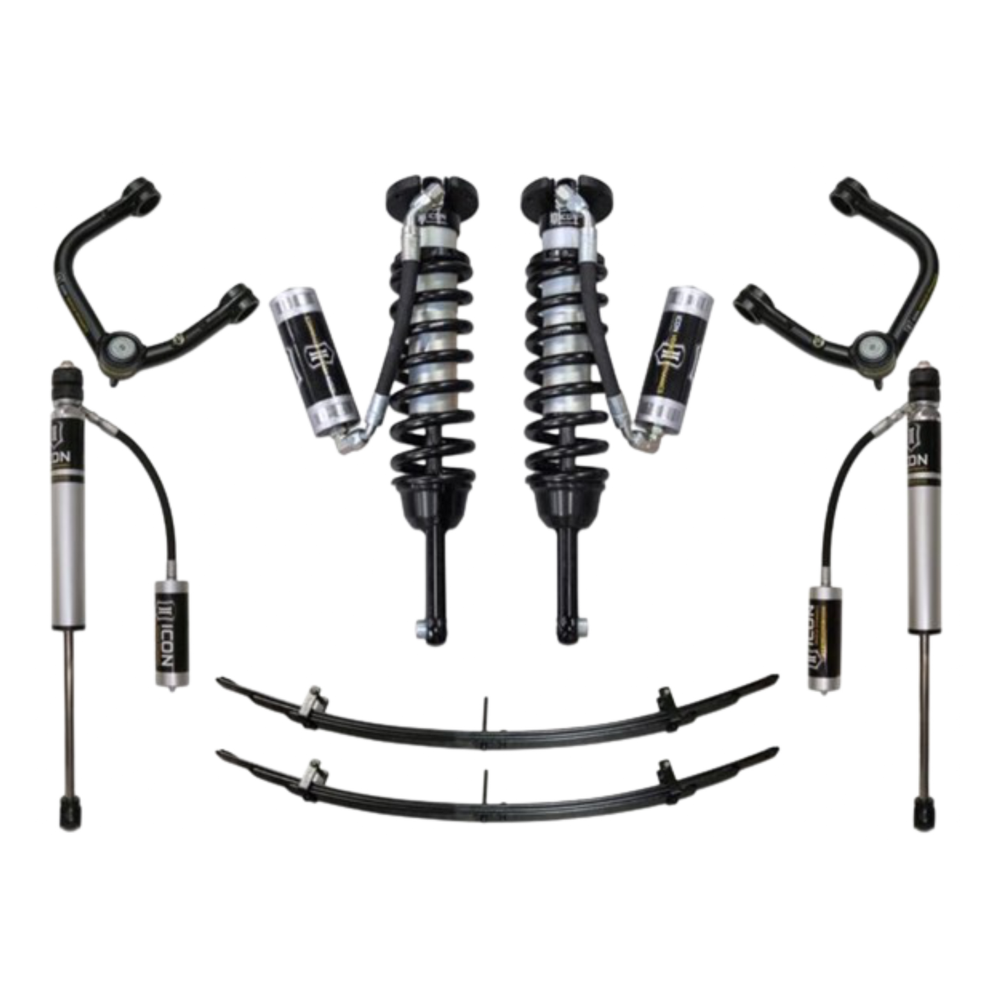 Icon | Stage 4 Suspension System | W/Tubular Upper Control Arms | 0-3.5" Lift - (2005-2015) Toyota Tacoma | 0-2.75" Lift - (2016-2023) Toyota Tacoma | K53004T