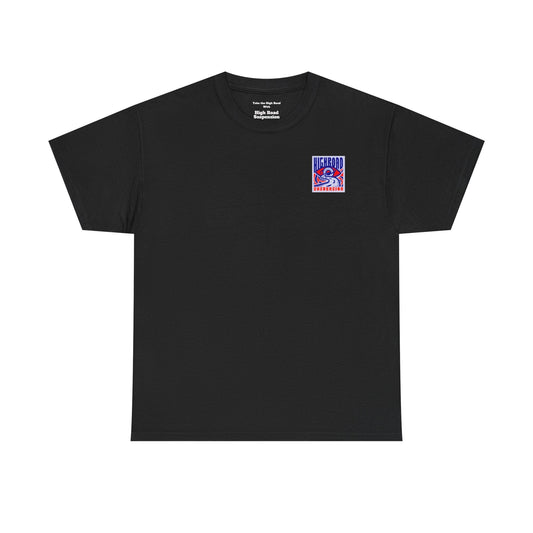 High Road Suspension Black Logo Tee