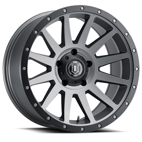 Icon Alloys | Compression | Titanium | 17 x 8.5 | +25mm Offset