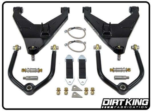 DIRT KING | Front Long Travel Kit  | Nissan Titan, Nissan Armada, Infiniti QX56, or Infiniti QX80