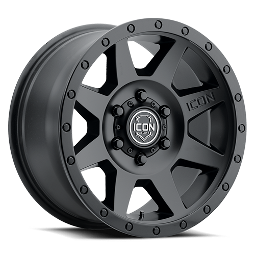 Icon Alloys | Rebound | Double Black | 17 x 8.5 | +25mm Offset