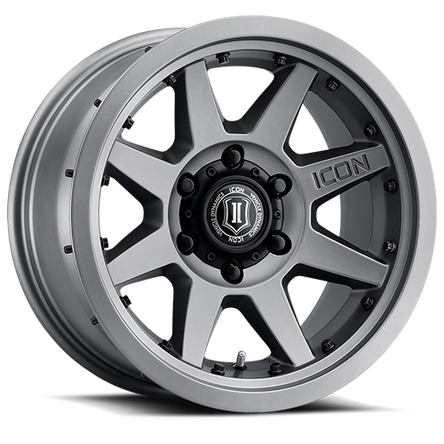 Icon Alloys | Rebound Pro | Titanium | 17 x 8.5 | +25mm Offset