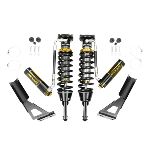 DIRT KING | 2.5" Body External Reservoir Coilovers | With Dampening Adjustment Knobs | (2010-2023) Toyota 4Runner or (2010-2014) Toyota FJ Cruiser or (2010-2023) Lexus GX460 | DK-812989F