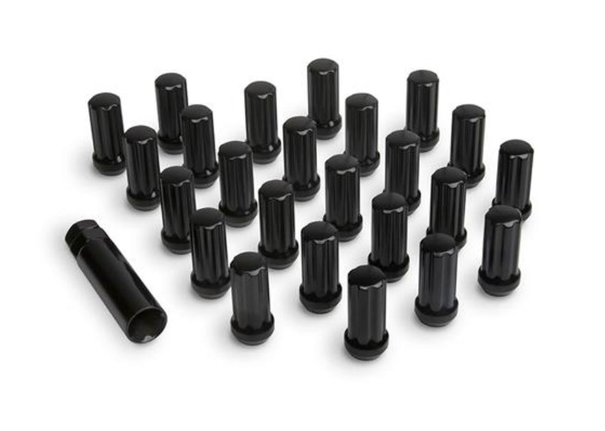 Icon | Lug Nuts | M14 x 1.5 | 24 Count w/Key | Black