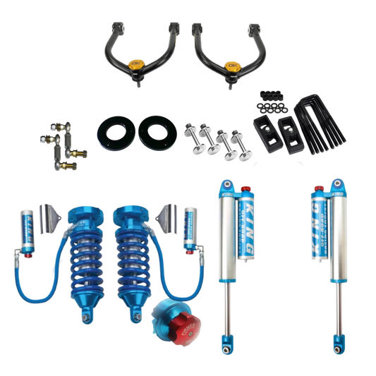 King/Dirt King | 3" Lift Kit w/Dampening Adjustment Knobs | Nissan Titan 2016-2024 | Luxury