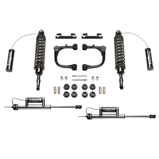 Fabtech | Dirt Logic | 3" External Reservoir Coilover Lift Kit W/UCA and Piggy-Back Reservoir Rear Shocks, 2010-2014 Toyota FJ Cruiser; #K7037DL