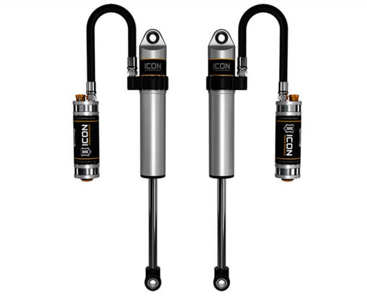 Icon | 2.5" Body | VS Remote Reservoir W/Dampening Knobs | S2 Secondary Shocks | 2003-2009 Lexus GX470, 2003-2023 Toyota 4-Runner, 2005-2023 Toyota Tacoma, or 2007-2024 Toyota FJ Cruiser | 59706CP