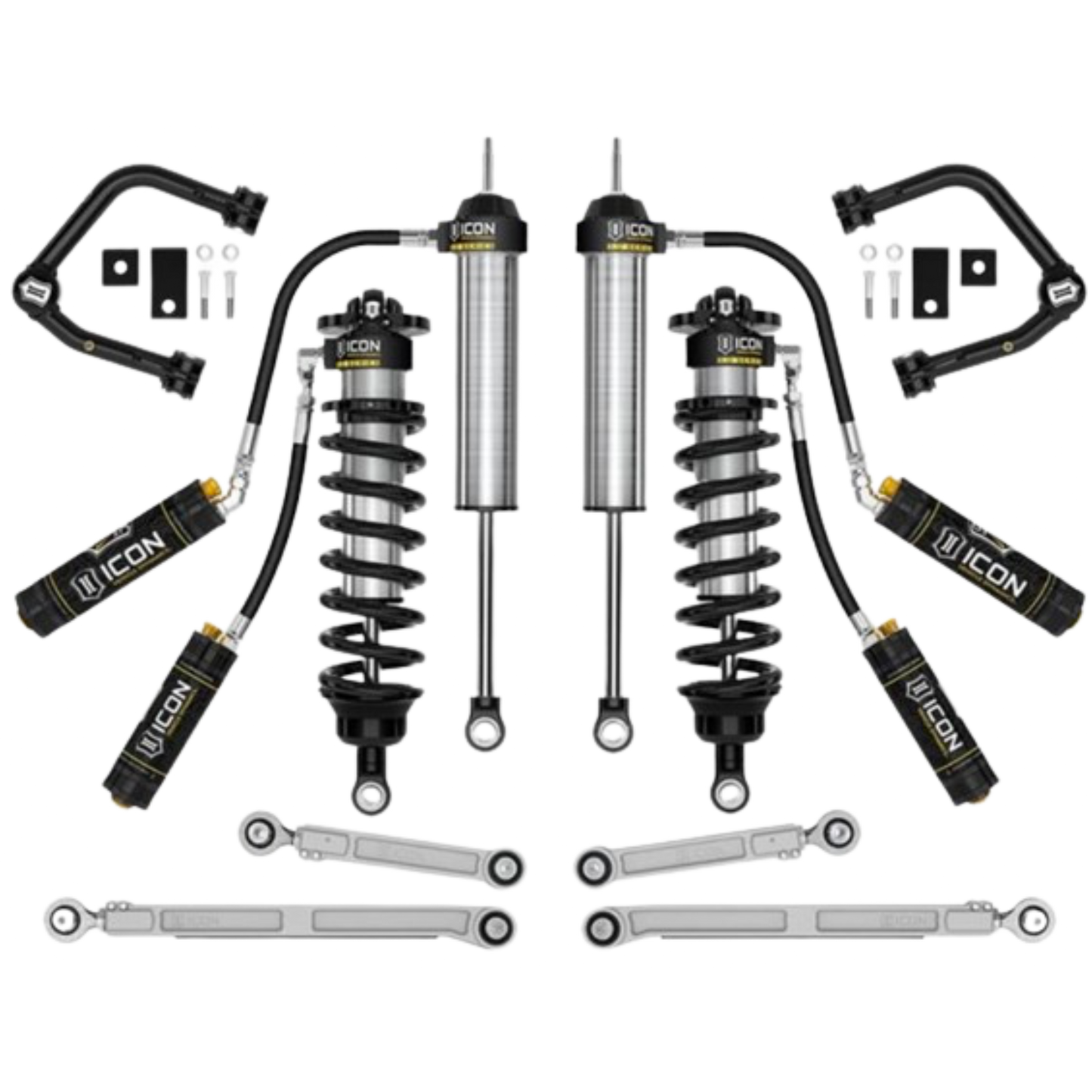 Icon | Stage 2 Suspension System w/Tubular UCAs | 2-3.25" Lift
