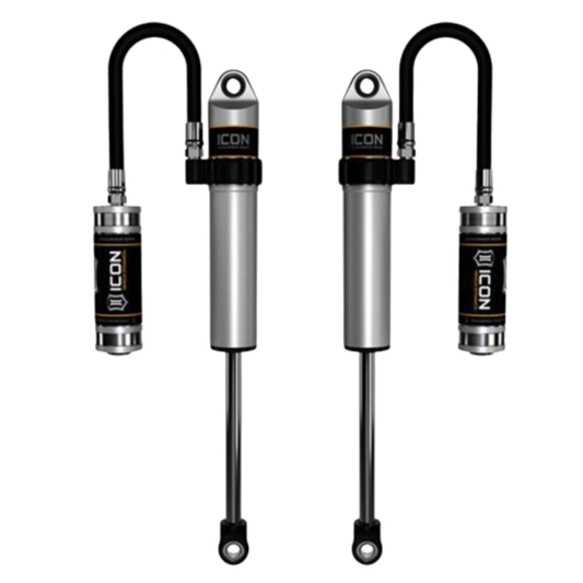 Icon | 2.5" Body | Front VS Remote Reservoir | S2 Secondary Shocks | 2003-2009 Lexus GX470, 2003-2023 Toyota 4-Runner, 2005-2023 Toyota Tacoma, or 2007-2024 Toyota FJ Cruiser | 59706P