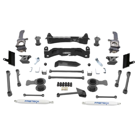 Fabtech | 6" Bracket Lift Kit | W/Basic Rear Shocks | 2010-2014 Toyota FJ Cruiser | K7024