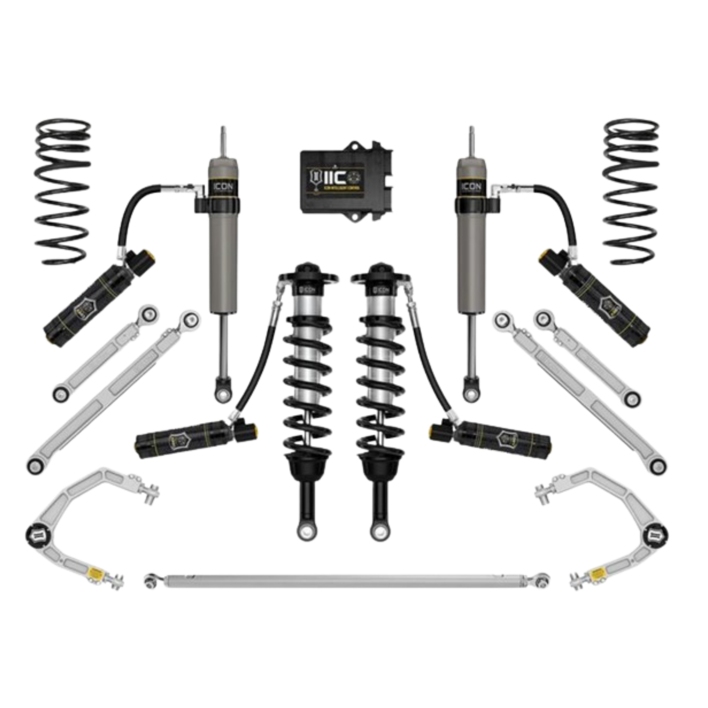 Icon | Stage 12 Suspension System | W/Billet Upper Control Arms | 3-4.5" Lift