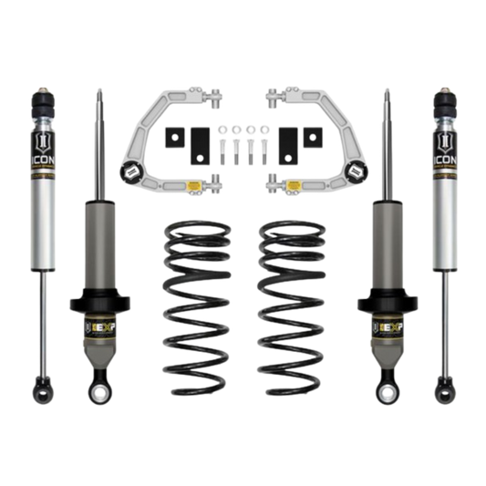 Icon | Stage 2 Suspension System w/Billet Upper Control Arms | 0-2.13" Lift