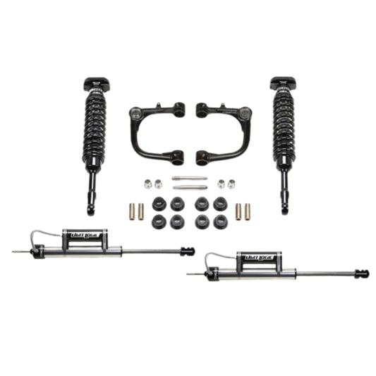 Fabtech | Dirt Logic 3" Internal Reservoir Coilover Lift Kit W/UCA and Piggy-Back Reservoir Rear Shocks, 2010-2014 Toyota FJ Cruiser