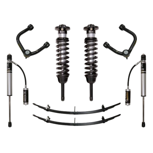 Icon | Stage 3 Suspension System | W/Tubular Upper Control Arms | 0-3.5" Lift - (2005-2015) Toyota Tacoma | 0-2.75" Lift - (2016-2023) Toyota Tacoma  | K53003T