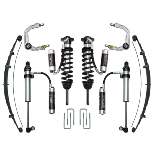 Icon | Stage 9 Suspension System | W/Billet Upper Control Arms | 0-3.5" Lift - (2005-2015) Toyota Tacoma | 0-2.75" Lift - (2016-2023) Toyota Tacoma  |  K53009