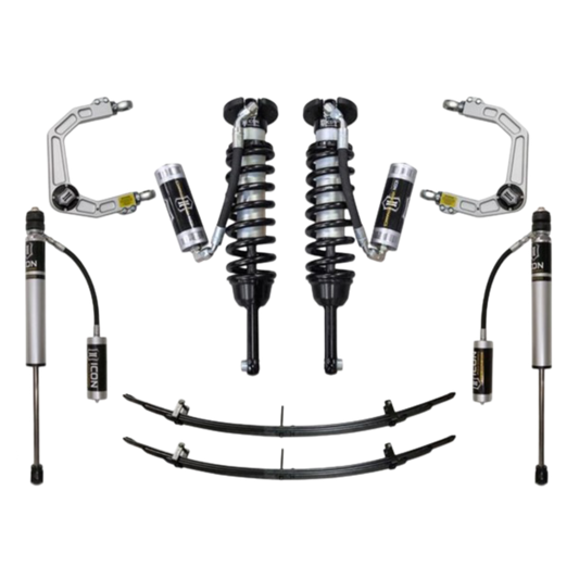 Icon | Stage 4 Suspension System | W/Billet Upper Control Arms | 0-3.5" Lift - (2005-2015) Toyota Tacoma | 0-2.75" Lift - (2016-2023) Toyota Tacoma  |  K53004