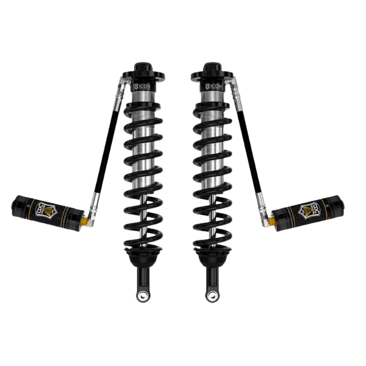 Icon | 2.5" Body | VS Remote Reservoir W/Dampening Knobs | Long Travel Coilovers | 2003-2023 Toyota 4-Runner, 2005-2023 Toyota Tacoma, 2007-2014 Toyota FJ Cruiser | 59730C-CB