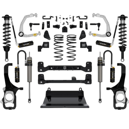 Icon | 6" Lift | Stage 6 Suspension System | W/ Billet Upper Control Arms