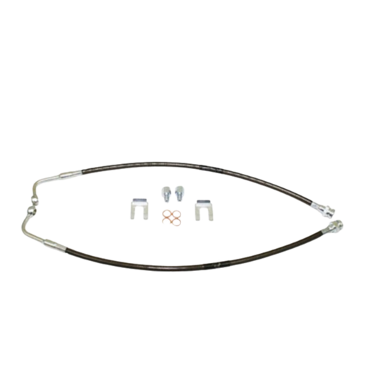 Front Extended Steel Braided Brake Lines | for 6” Lift  | Nissan Titan, Nissan Armada or QX