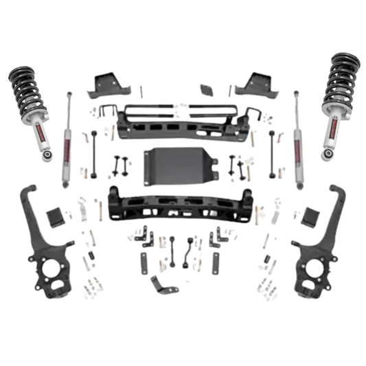 Rough Country 6" Lift Kit With Loaded Extended Struts, 2016-2024 Nissan Titan