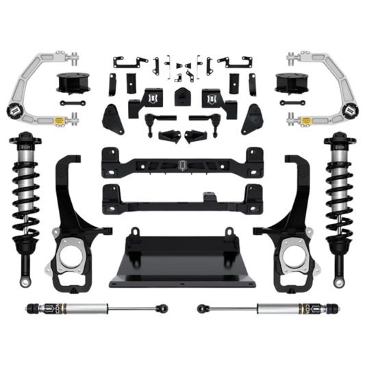Icon | 6" Lift | Stage 2 Suspension System | W/ Billet Upper Control Arms